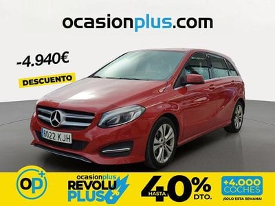 Usado Mercedes B180 109 CV (80 kW) 2018 Rojo Monovolumen