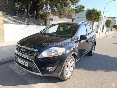 Usado Ford Kuga Titanium 136 CV (100 kW) 2009 Negro SUV