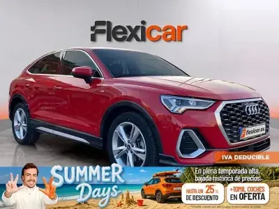 Usado Audi Q3 S-Line 150 CV (110 kW) 2021 Rojo SUV