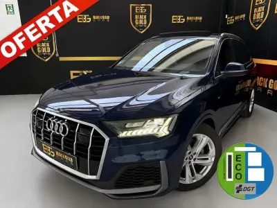 Usado Audi Q7 S-line plus 286 CV (210 kW) 2022 Azul SUV