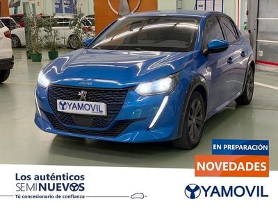 Usado Peugeot e-208 Allure 100 kW (136 CV) 2021 Azul Utilitario