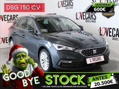 Gris / plata Usado 2021 Seat Leon XCELLENCE Familiar | 19.900 € (Precio justo)