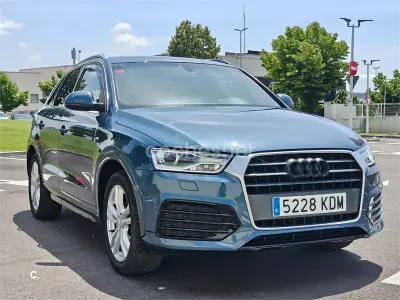 Usado Audi Q3 Sport 150 CV (110 kW) 2017 Azul SUV