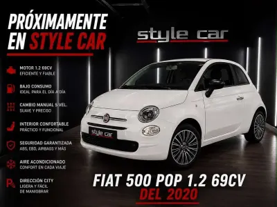 Usado Fiat 500 Pop 69 CV (50 kW) 2020 Blanco Utilitario