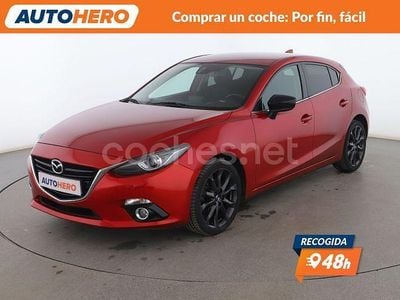 Rojo Usado 2016 Mazda 3 Luxury Berlina | 12.399 € (Precio justo)