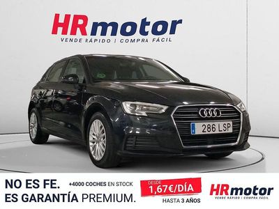 Usado Audi A3 110 CV (80 kW) 2016 Negro Berlina