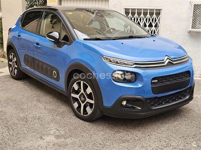 Usado Citroën C3 PureTech 82 CV (60 kW) 2017 Azul Berlina