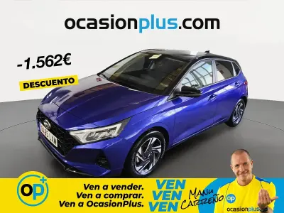 Begagnad Hyundai i20 100 HK (73 kW) 2022 Blå Halvkombi