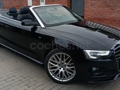Usado Audi A5 Cabriolet S-Line 190 CV (139 kW) 2016 Negro Descapotable