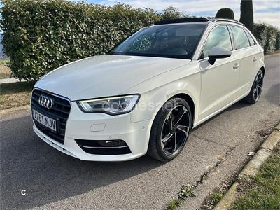 Usado Audi A3 Ambiente 122 CV (89 kW) 2013 Blanco Berlina