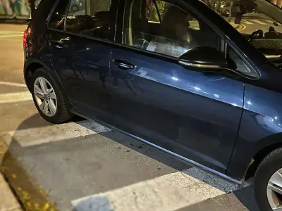 Usado VW Golf VII Sportline 110 CV (80 kW) 2014 Azul Utilitario