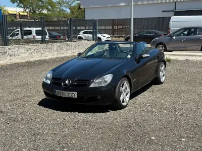 Usado Mercedes SLK200 163 CV (119 kW) 2004 Negro Descapotable