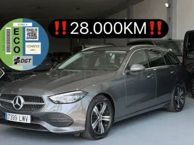 Usado Mercedes C220 200 CV (147 kW) 2022 Gris / plata Familiar