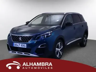Usado Peugeot 5008 GT-line 130 CV (95 kW) 2019 Azul SUV