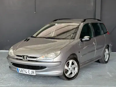 Usado Peugeot 206 70 CV (51 kW) 2004 Gris / plata Familiar