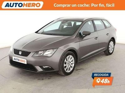 Usado Seat Leon Style 125 CV (91 kW) 2014 Gris Utilitario