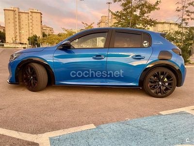 Usado Peugeot 208 GT-line 100 CV (73 kW) 2020 Azul Utilitario