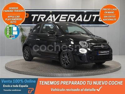 Usado Fiat 500C Connect 70 CV (51 kW) 2022 Negro Descapotable