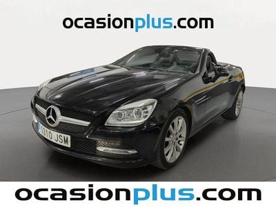 Usado Mercedes SLK200 184 CV (135 kW) 2015 Negro Descapotable