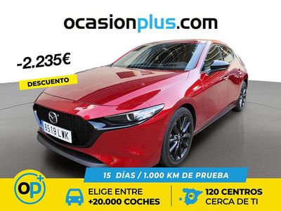 Rojo Usado 2022 Mazda 3 Homura-Line | 24.590 € (Precio justo)