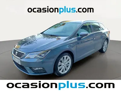 Usado Seat Leon XCELLENCE 130 CV (95 kW) 2020 Gris Utilitario