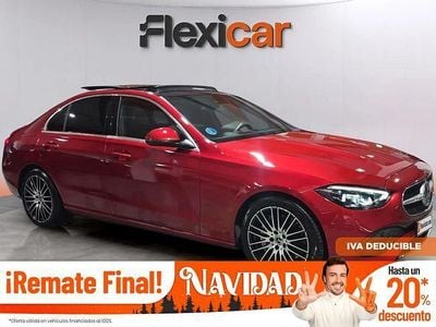 Rojo Usado 2021 Mercedes C220 Berlina | 36.990 € (Precio justo)