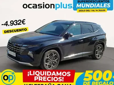 Usado Hyundai Tucson N Line 150 CV (110 kW) 2023 Negro SUV