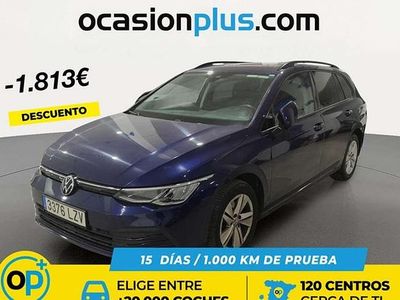Usado VW Golf VIII Life 116 CV (85 kW) 2021 Azul Familiar