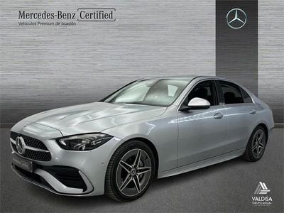 Usado Mercedes C200 AMG line 204 CV (150 kW) 2021 Gris Berlina