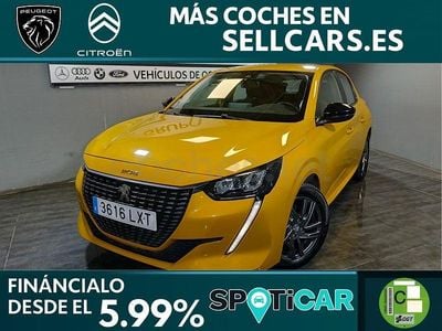 Usado Peugeot 208 Active 102 CV (75 kW) 2022 Amarillo Utilitario