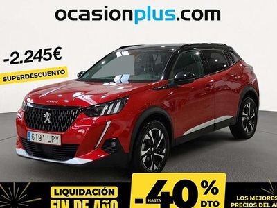 Rojo Usado 2021 Peugeot 2008 GT SUV | 13.955 € (Precio justo)
