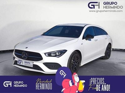 Blanco Usado 2021 Mercedes CLA200 Shooting Brake AMG line Familiar | 31.500 € (Precio justo)