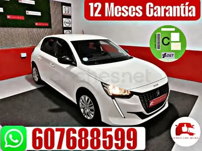 Usado Peugeot 208 Active 100 CV (73 kW) 2022 Blanco Utilitario