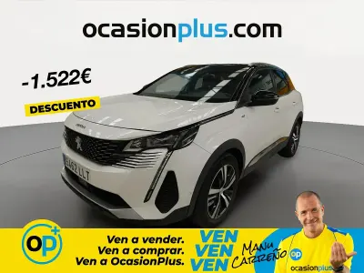 Usado Peugeot 3008 GT 130 CV (95 kW) 2020 Blanco SUV