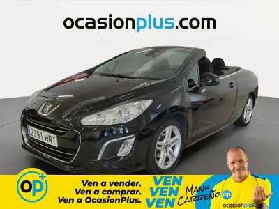 Usado Peugeot 308 CC Active 122 CV (89 kW) 2013 Negro Descapotable