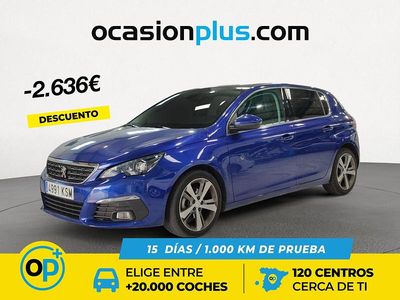Azul Usado 2018 Peugeot 308 Allure Berlina | 15.390 € (Caro)