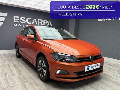 Usado VW Polo Advance 95 CV (69 kW) 2021 Naranja Utilitario