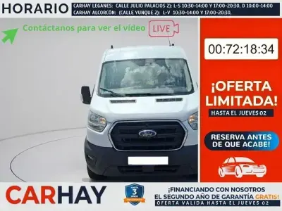 Usado Ford Transit Trend 131 CV (96 kW) 2021 Blanco Familiar