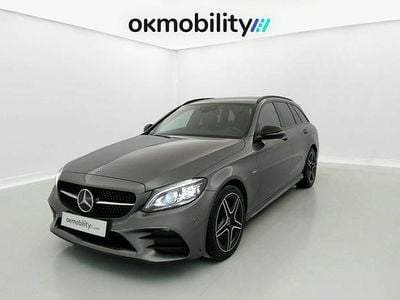 Grey dark Usado 2021 Mercedes C220 AMG line Familiar | 28.250 €