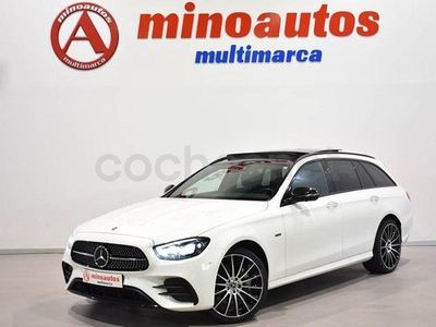 Usado Mercedes E300 AMG line 306 CV (225 kW) 2021 Blanco Familiar