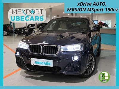 Usado BMW X4 M Sport 190 CV (139 kW) 2017 Azul SUV
