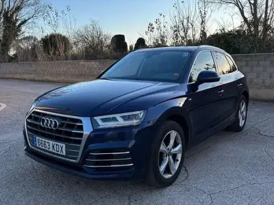 Usado Audi Q5 S-Line 150 CV (110 kW) 2017 Azul SUV