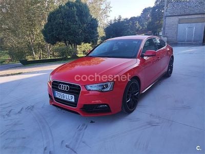 Usado Audi A5 Sportback S-Line 150 CV (110 kW) 2016 Rojo Utilitario