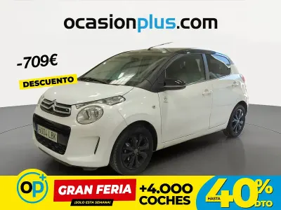 Usado Citroën C1 Origins 72 CV (52 kW) 2019 Blanco Utilitario
