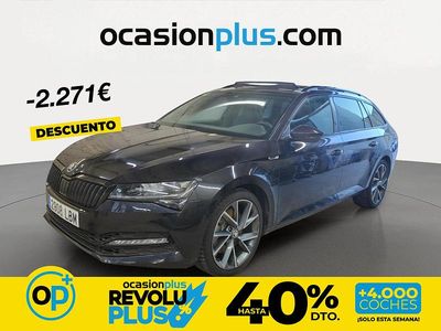 Usado Skoda Superb SportLine 272 CV (200 kW) 2019 Negro Familiar