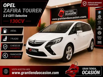 Usado Opel Zafira Selective 129 CV (94 kW) 2015 Blanco Monovolumen