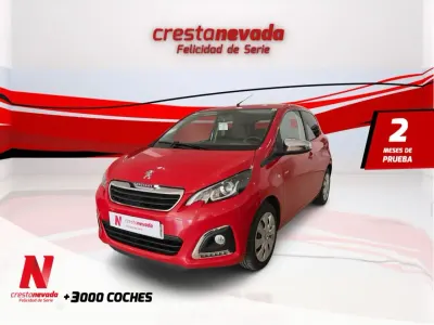 Usado Peugeot 108 Active 72 CV (52 kW) 2021 Rojo