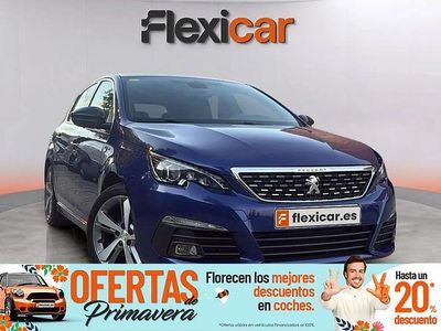 Usado Peugeot 308 GT-line 130 CV (95 kW) 2020 Azul Berlina