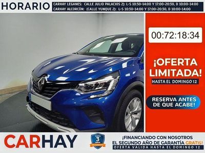 Usado Renault Captur Intens 91 CV (66 kW) 2022 Azul SUV
