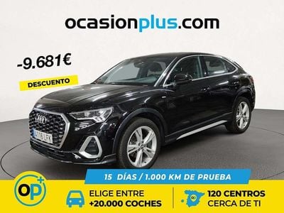 Usado Audi Q3 S-Line 150 CV (110 kW) 2020 Negro SUV